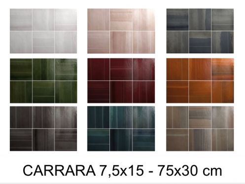 HABITAT 20x20 cm - Carrelage mural, style zellige contemporain