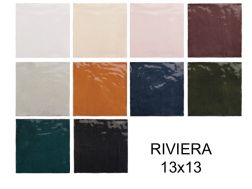 RIVIERA 13x13 cm - carrelage mural, au style Zellige.
