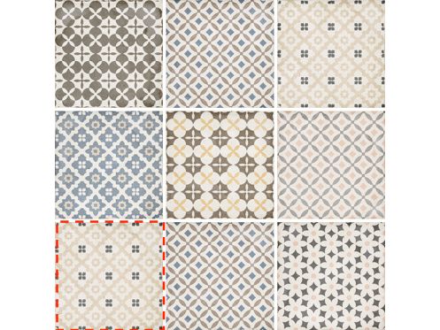 Alameda Colour 20x20 - Carrelage, aspect carreaux de ciment