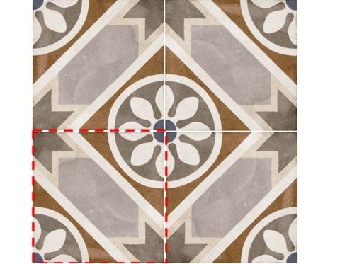 Apollo Colour 20x20 - Carrelage, aspect carreaux de ciment