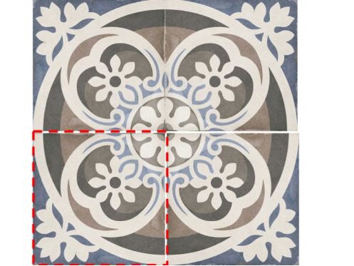 Music Hall 20x20 - Carrelage, aspect carreaux de ciment