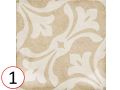 La Rambla Biscuit 20x20 - Carrelage, aspect carreaux de ciment