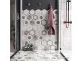 Geo 17,5x20 cm - Carrelage sol, hexagonal, finition marbre carrare