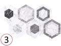 Geo 17,5x20 cm - Carrelage sol, hexagonal, finition marbre carrare