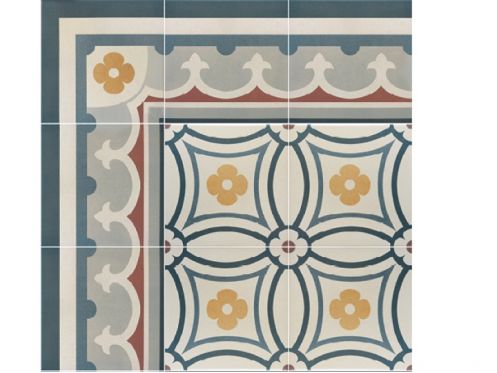 Saint Tropez 20x20 cm - Carrelage, aspect carreaux de ciment