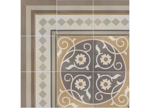 Loire 20x20 cm - Carrelage, aspect carreaux de ciment