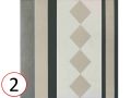 Liberty White 20x20 cm - Carrelage, aspect carreaux de ciment