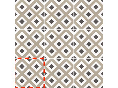 City Colours 20x20 cm - Carrelage, aspect carreaux de ciment