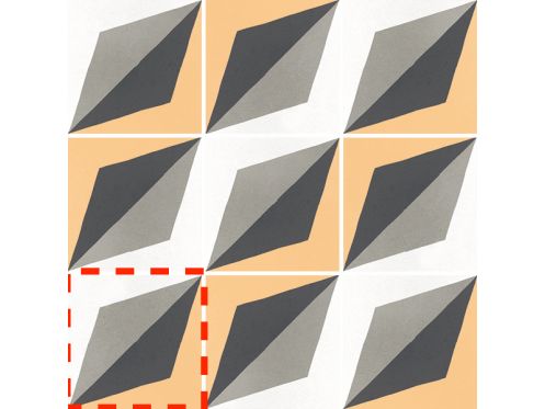 Wave Colours 20x20 cm - Carrelage, aspect carreaux de ciment