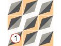 Wave Colours 20x20 cm - Carrelage, aspect carreaux de ciment