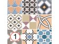 Patchwork Colours 20x20 cm - Carrelage, aspect carreaux de ciment