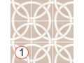 Loop Pastel 20x20 cm - Carrelage, aspect carreaux de ciment