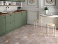 Heritage 17,5x20 cm - Carrelage sol, hexagonal, finition terre cuite, type Tomette