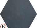 Heritage 17,5x20 cm - Carrelage sol, hexagonal, finition terre cuite, type Tomette