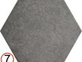 Heritage 17,5x20 cm - Carrelage sol, hexagonal, finition terre cuite, type Tomette