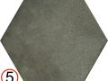 Heritage 17,5x20 cm - Carrelage sol, hexagonal, finition terre cuite, type Tomette