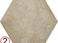 Heritage 17,5x20 cm - Carrelage sol, hexagonal, finition terre cuite, type Tomette