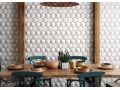 Oberland 12x11 cm - Carrelage mural, Hexagonal, en relief 3D