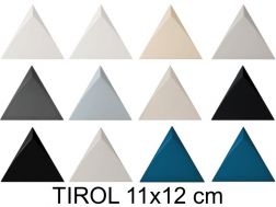TIROL 11X12 cm - Carrelage mural, Hexagonal, en relief 3D
