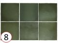MAGMA 13X13 cm - Carrelage mural, style zellige contemporain