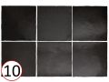 MAGMA 13X13 cm - Carrelage mural, style zellige contemporain