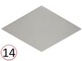 RHOMBUS 15x26, 14x24 cm - Carrelage mural et sol, forme gomtrique de losange