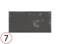 COTTAGE 7,5X15 et 75x30 cm - Carrelage mural brillant