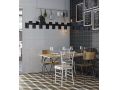 Country Patchwork - 13x13 cm - Carrelage mural brillant, ondul
