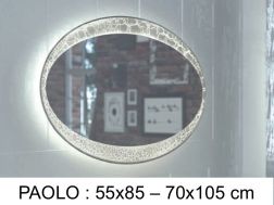 Miroir, avec éclairage LED - PAOLO