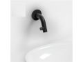 Vægmonteret vandhane til håndvask, koldt vand, sort farve - KALDUR SMALL