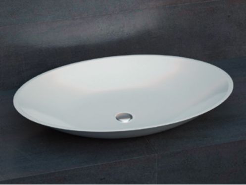 Vasque � poser, 58 x 42 cm, en r�sine Solid Surface - ZLGC4