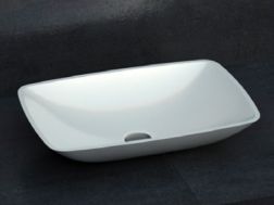 Bordvask, 63 x 42 cm, i Solid Surface harpiks - ZLGC7