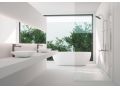 Umywalka nablatowa 58 x 38 cm z Å¼ywicy Solid Surface - ZLGC8