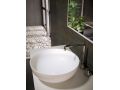Umywalka nablatowa, Ã˜ 40 cm, z Å¼ywicy Solid Surface - ZLGC10
