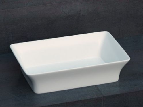 Bordvask, 38 x 38 cm, i Solid Surface harpiks - ZLGC15