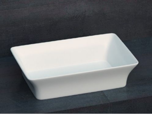 Vasque  poser, 38 x 38 cm, en rsine Solid Surface - ZLGC15