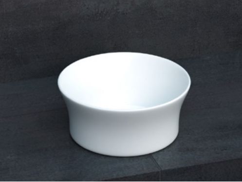 Bordvask, Ø 38 cm, i Solid Surface harpiks - ZLGC16