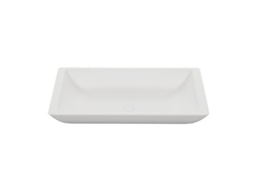 Umywalka nablatowa  60 x 35 cm z Å¼ywicy Solid Surface - TAIMIR 60