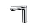 Designerska bateria umywalkowa, bateria, wysokość 156 i 269 mm - LOGRONO chrom