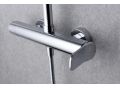 Design Kolumna prysznicowa, Bateria mieszajÄ…ca, OkrÄ…gÅ‚a Ã¸ 20 cm - LOGRONO CHROME