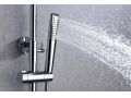 Designbrusekolonne, blandebatteri, rund Ã¸ 20 cm - LOGRONO CHROME