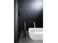 Mat sort hÃ¥ndvaskhane, armatur, hÃ¸jde 156 og 269 mm - LOGRONO NOIR