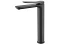 Bateria umywalkowa w kolorze czarnym matowym, bateria o wysokoÅ›ci 156 i 269 mm - LOGRONO NOIR