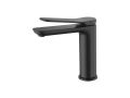 Mat sort hÃ¥ndvaskhane, armatur, hÃ¸jde 156 og 269 mm - LOGRONO NOIR
