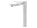 Robinet Lavabo blanc mate, melangeur, hauteur 156 et 269 mm - LOGRONO blanc