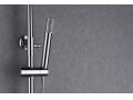 Design Shower column, Mixer Tap, Round ø 20 cm - BADAJOZ CHROME