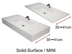 Vasque de petite taille, 50 x 40 cm, en Solid Surface - MINI