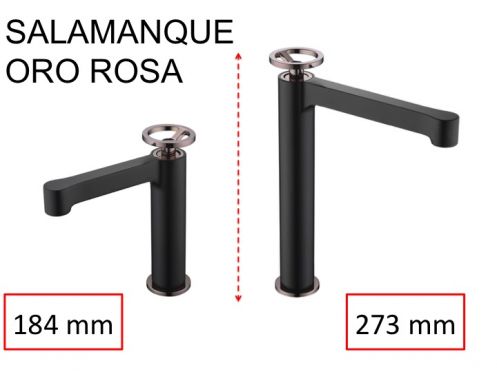 Bateria w kolorze czarnym, wysokoÅ›Ä‡ 184 i 273 mm - SALAMANQUE ORO ROSA