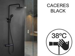 Kolumna prysznicowa, termostatyczna - CACERES BLACK