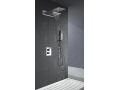 Wbudowany prysznic, termostat, osłona przeciwdeszczowa i wodospad - ROQUETAS CHROME